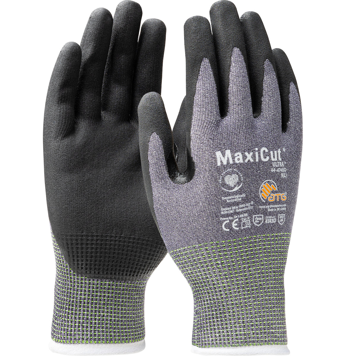 44-4745D Seamless Knit Engineered Yarn with Premium Nitrile Coated MicroFoam Grip on Palm & Fingers - Touchscreen