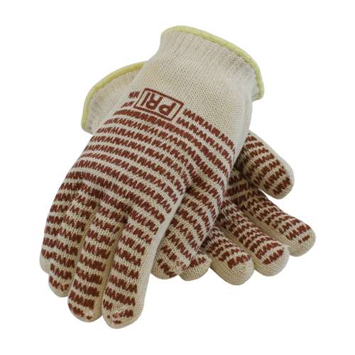 43-502 Double-Layered Cotton Seamless Knit Hot Mill Glove with Double-Sided EverGrip™ Nitrile Coating - 24 oz