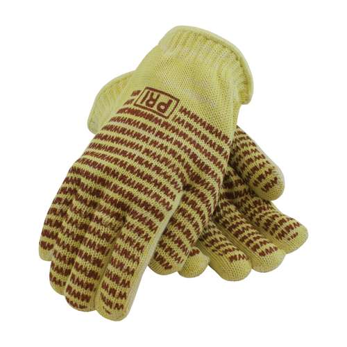 43-552 DuPont™ Kevlar® / Cotton Seamless Knit Hot Mill Glove with Cotton Liner and Double-Sided EverGrip™ Nitrile Coating - 24 oz