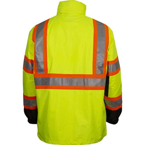 431CS ANSI Type R Class 3 Two-Tone Waterproof and Breathable 3-Seasons Parka with Black Bottom - Systems Gear