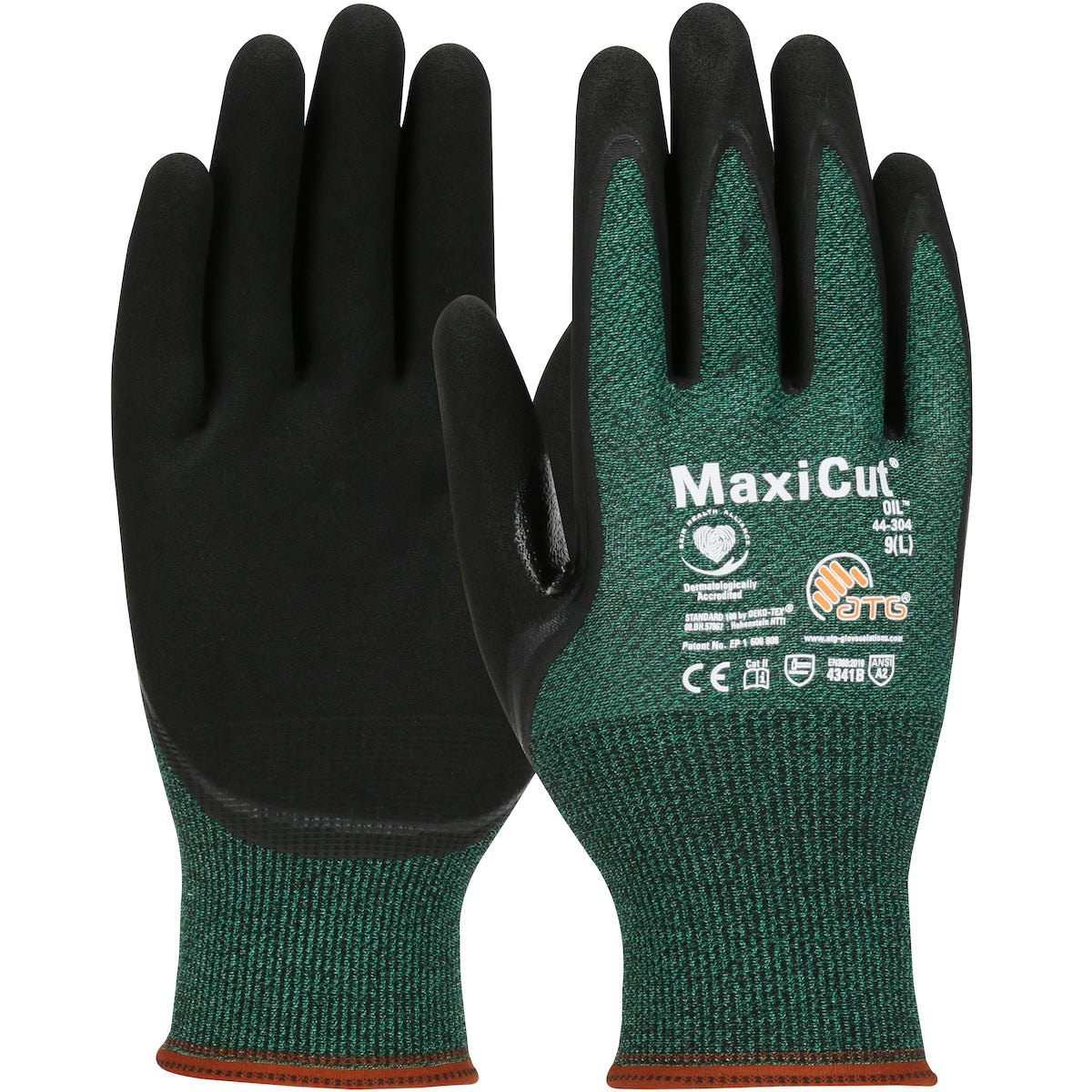 44-304 Seamless Knit Engineered Yarn Glove with Nitrile Coated MicroFoam Grip on Palm & Fingers
