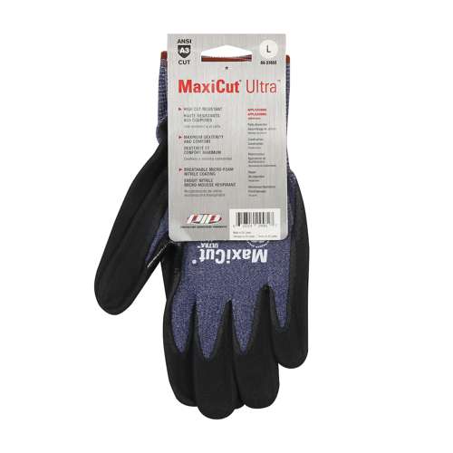 44-3745T Seamless Knit Engineered Yarn Glove with Premium Nitrile Coated MicroFoam Grip on Palm & Fingers - Touchscreen - Hang Tagged