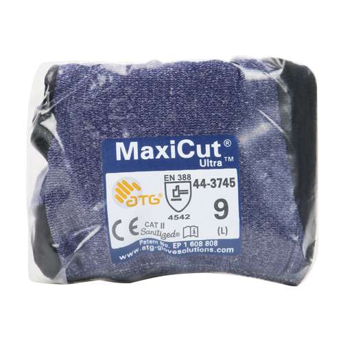 44-3745V Seamless Knit Engineered Yarn Glove with Premium Nitrile Coated MicroFoam Grip on Palm & Fingers - Touchscreen - Vend-Ready