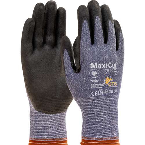 44-3745 Seamless Knit Engineered Yarn Glove with Premium Nitrile Coated MicroFoam Grip on Palm & Fingers - Touchscreen