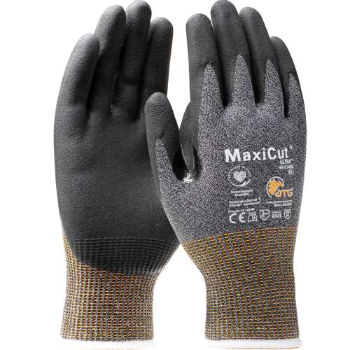 44-5745E Seamless Knit Engineered Yarn with Premium Nitrile Coated MicroFoam Grip on Palm & Fingers - Touchscreen