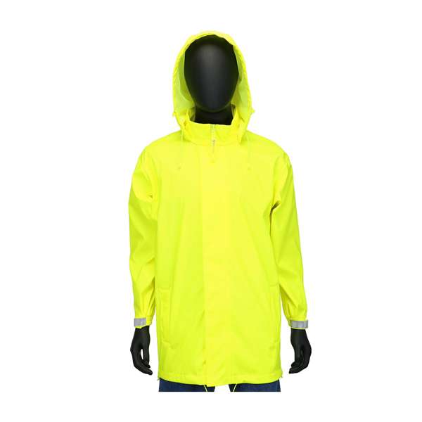 Hi-Vis Stretch Rain Jacket