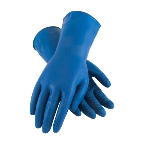 47-L171B Unsupported Latex Canner, Unlined with Raised Diamond Grip -18 Mil