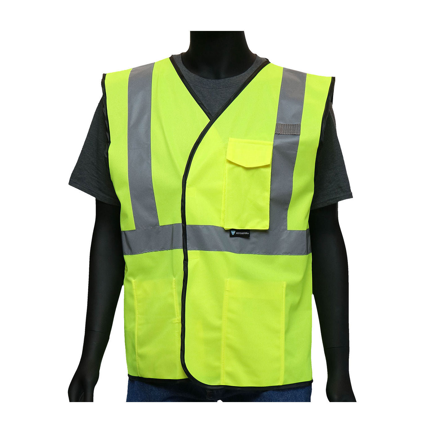 47203 ANSI Type R Class 2 Value Four Pocket Solid Vest