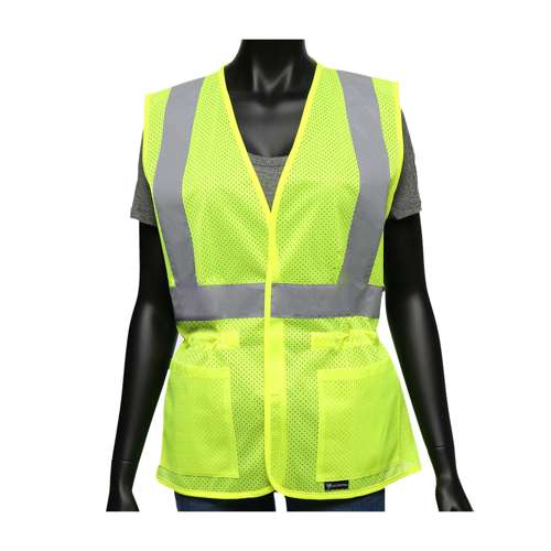47207 ANSI Type R Class 2 Women's Contoured Mesh Vest with Adjustable Waist
