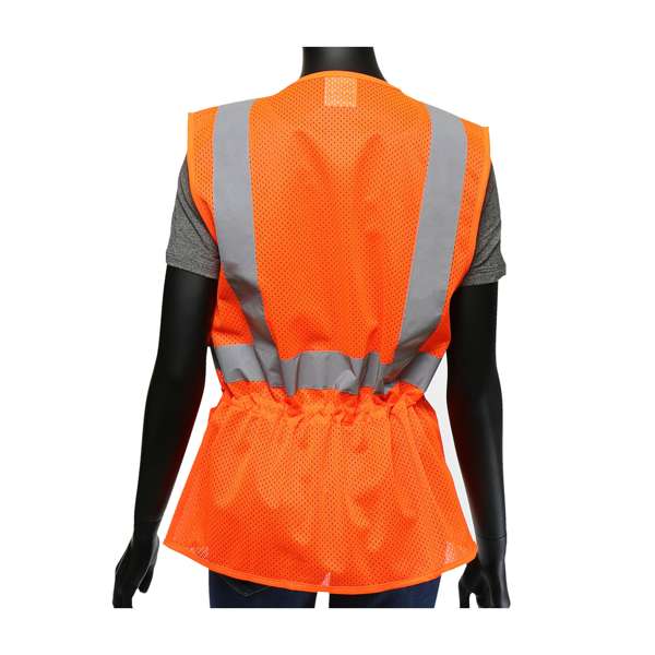 47208 ANSI Type R Class 2 Women's Contoured Mesh Vest with Adjustable Waist