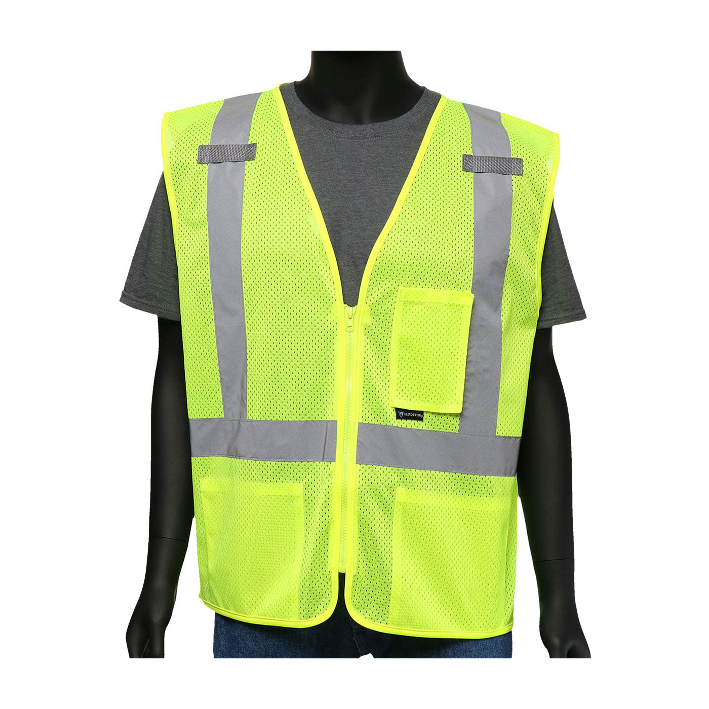 47209 ANSI 107 Type R Class 2 Three Pocket Mesh Vest
