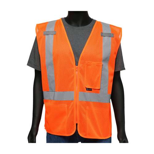 47210 ANSI Type R Class 2 Three Pocket Mesh Vest