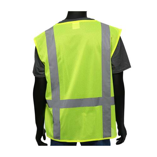 47217 ANSI Type R Class 2 FR Treated Three Pocket Mesh Vest