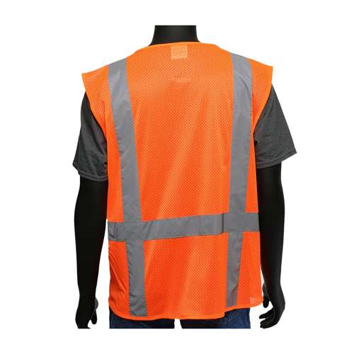 47218 ANSI Type R Class 2 FR Treated Three Pocket Mesh Vest