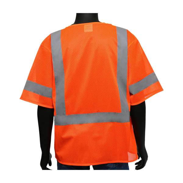 ANSI Type R Class 3 Value Three Pocket Mesh Vest