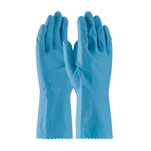 48-L185B Unsupported Latex, Flock Lined with Honeycomb Grip - 18 Mil