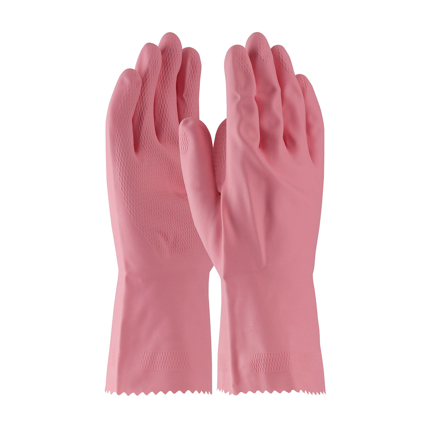 Unsupported Latex, Flock Lined with Honeycomb Grip - 18 Mil