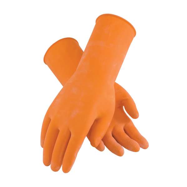 Unsupported Latex, Flock Lined with Honeycomb Grip - 18 Mil