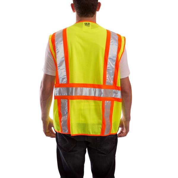 V73852 Job Sight Class 2 Two-Tone Surveyor Vest