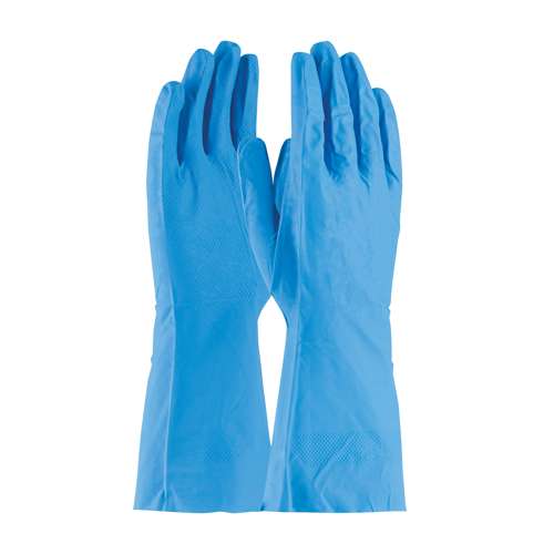 50-N092B Unsupported Nitrile, Unlined with Raised Diamond Grip - 8 Mil