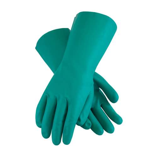 50-N150G Unsupported Nitrile, Flock Lined with Raised Diamond Grip - 15 Mil