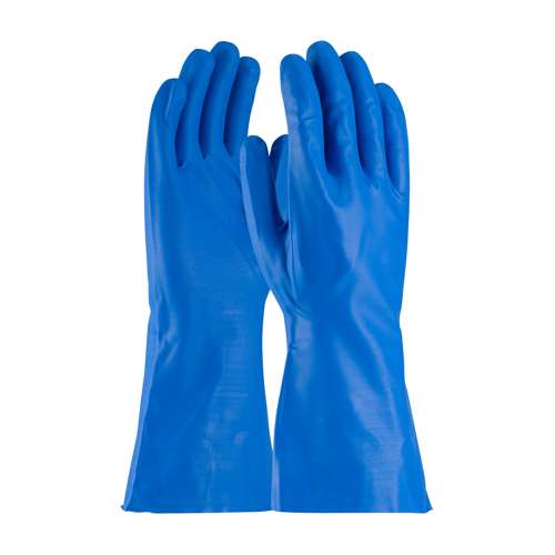 50-N160B Unsupported Nitrile, Flock Lined with Raised Diamond Grip - 15 Mil