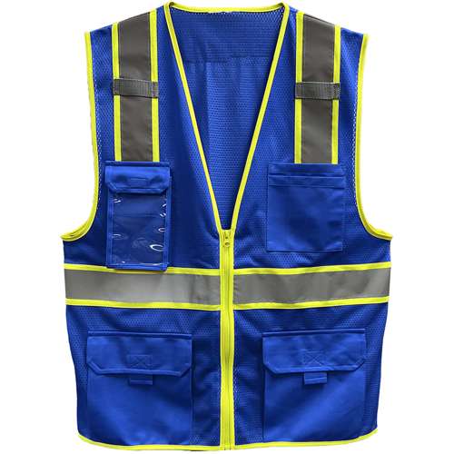 500GT Enhanced Visibility Two-Tone Five Pocket  Mesh Vest