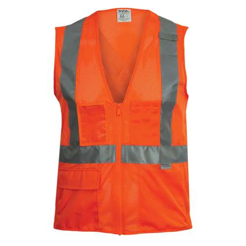 508ST ANSI Type R Class 2 Seven Pocket Mesh Breakaway Vest
