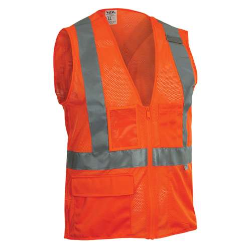 508ST ANSI Type R Class 2 Seven Pocket Mesh Breakaway Vest
