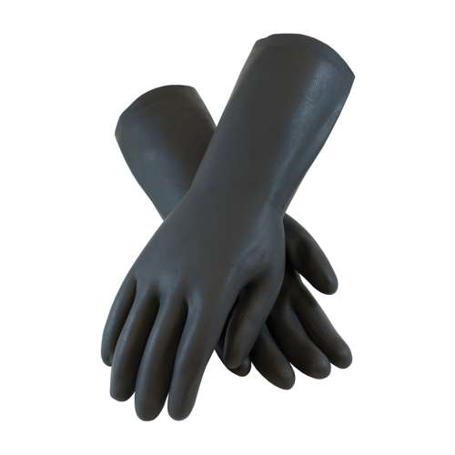 52-3665 Unsupported Neoprene, Flock Lined with Raised Diamond Grip - 28 Mil