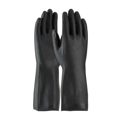 52-3665 Unsupported Neoprene, Flock Lined with Raised Diamond Grip - 28 Mil