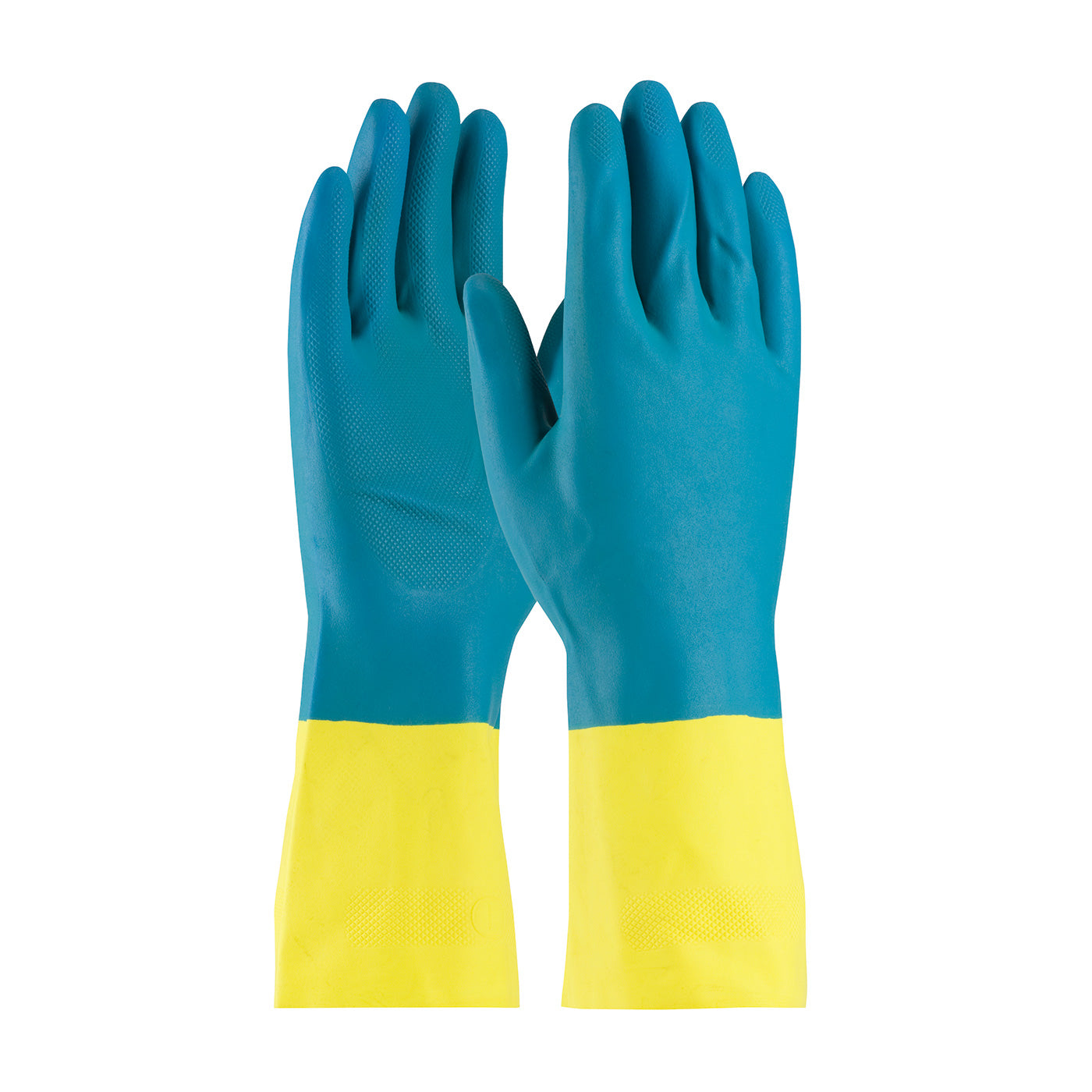 52-3670 Unsupported Neoprene/Latex, Flock Lined with Raised Diamond Grip - 28 Mil