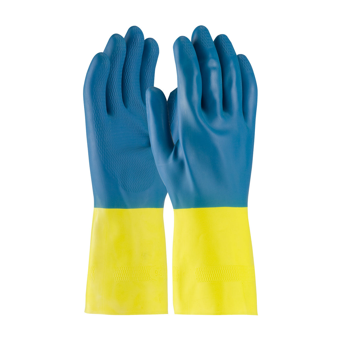 52-3671 Unsupported Neoprene/Latex, Flock Lined with Honeycomb Grip - 28 Mil