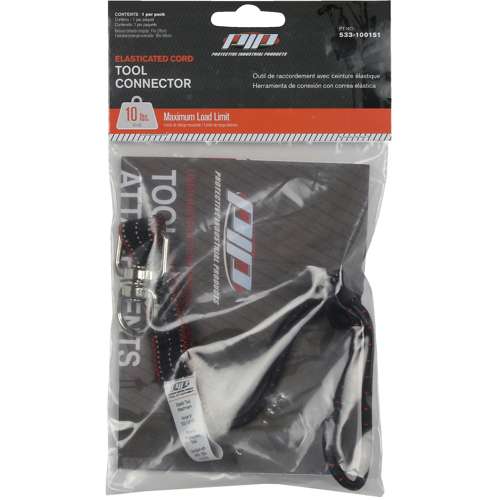 533-100151 Elasticated Cord Tool Connector - 15 lbs. maximum load limit - Retail Packaged
