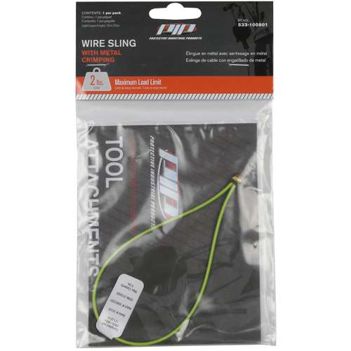533-100801 Wire Sling Loop - 2 lbs. maximum load limit - Retail Packaged