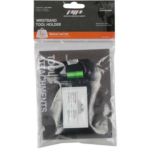 533-300401 Wristband Tool Holder - 2 lbs. maximum load limit - Retail Packaged