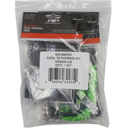 533-900101 Tool Tethering Kit - includes single leg lanyard, tool connectors, and tool tape - Retail Packed