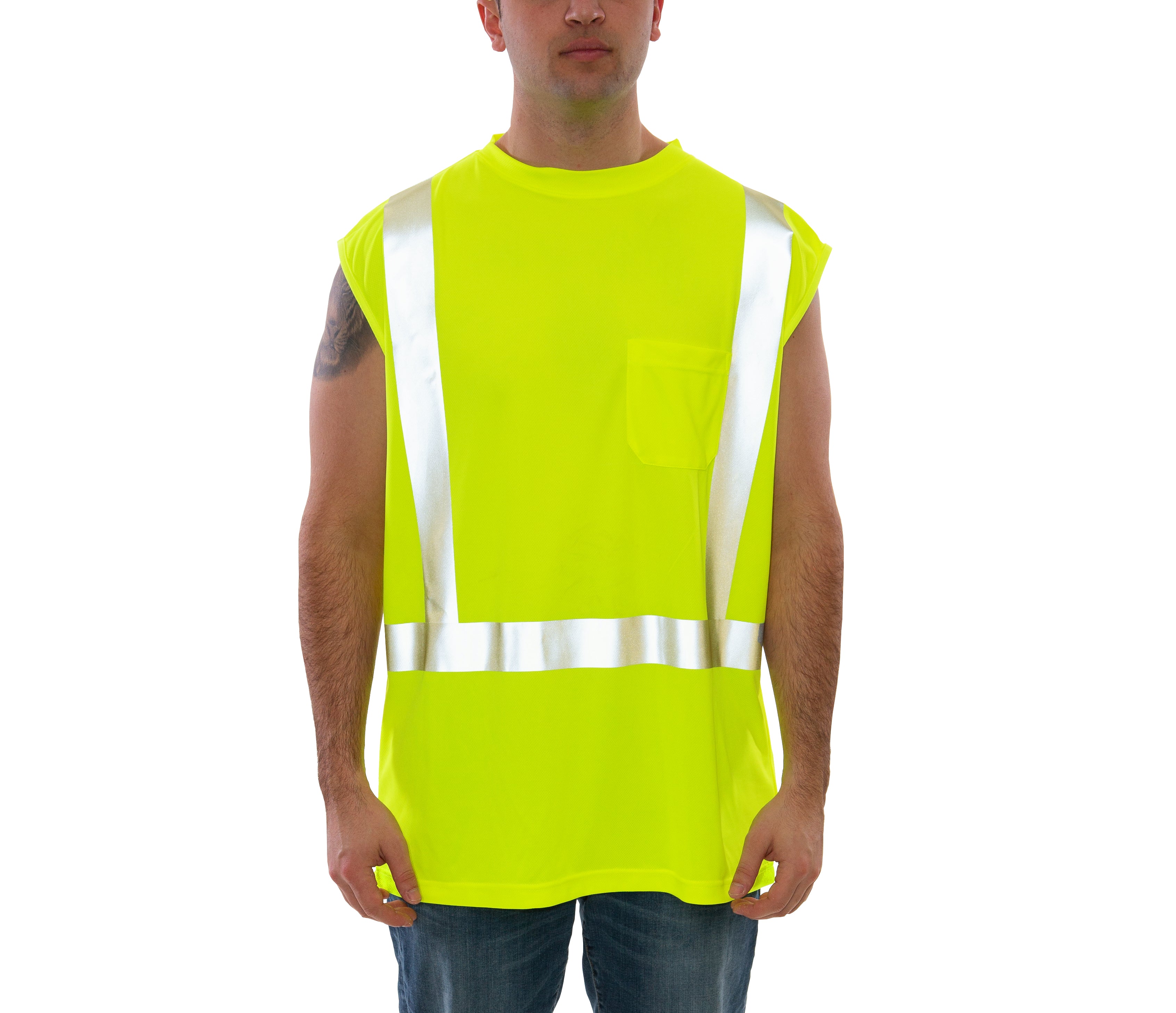 S75222 Job Sight Class 2 Sleeveless Shirt