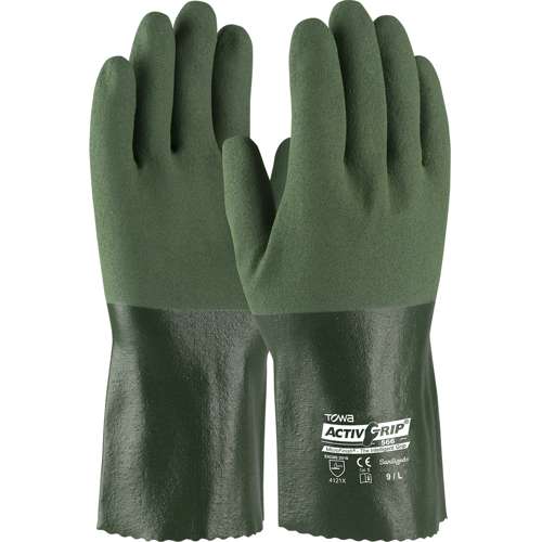 56-AG566 Nitrile Coated Glove with Cotton Liner and MicroFinish Grip - 12"