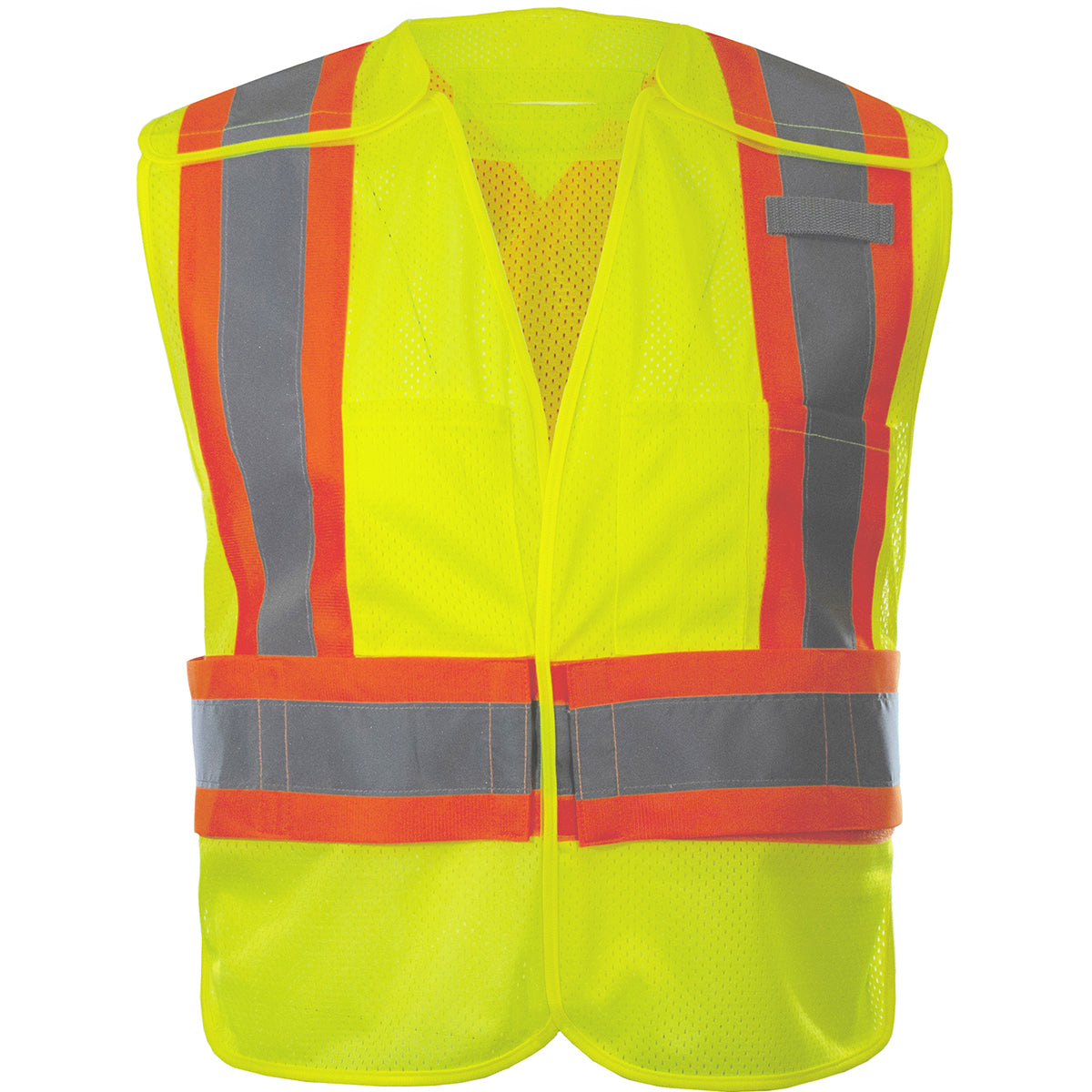 566GX ANSI Type R Class 2 Two-Tone Breakaway Mesh Vest with Adjustable Waistline