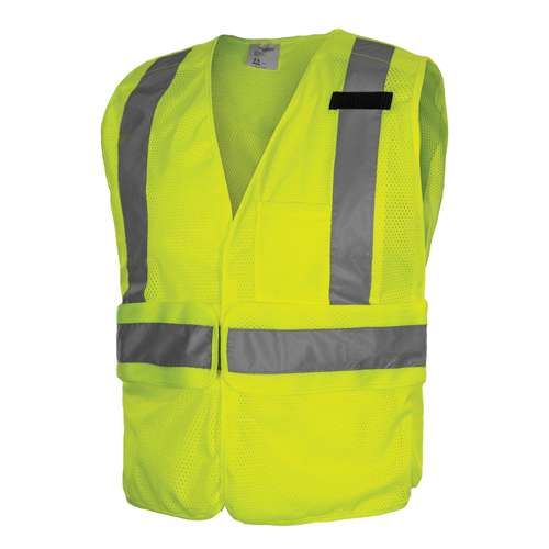 572ET ANSI Type R Class 2 Breakaway Mesh Vest with Adjustable Side Wrap Closure