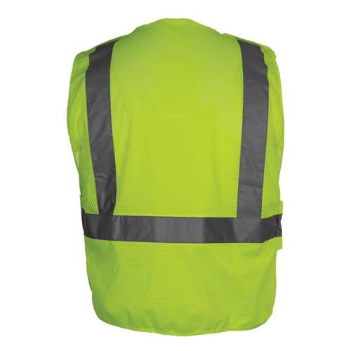 572ET ANSI Type R Class 2 Breakaway Mesh Vest with Adjustable Side Wrap Closure