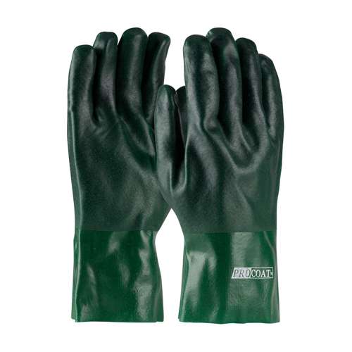 58-8025DD Premium PVC Dipped Glove with Jersey Liner and Rough Acid Finish - 12" Length