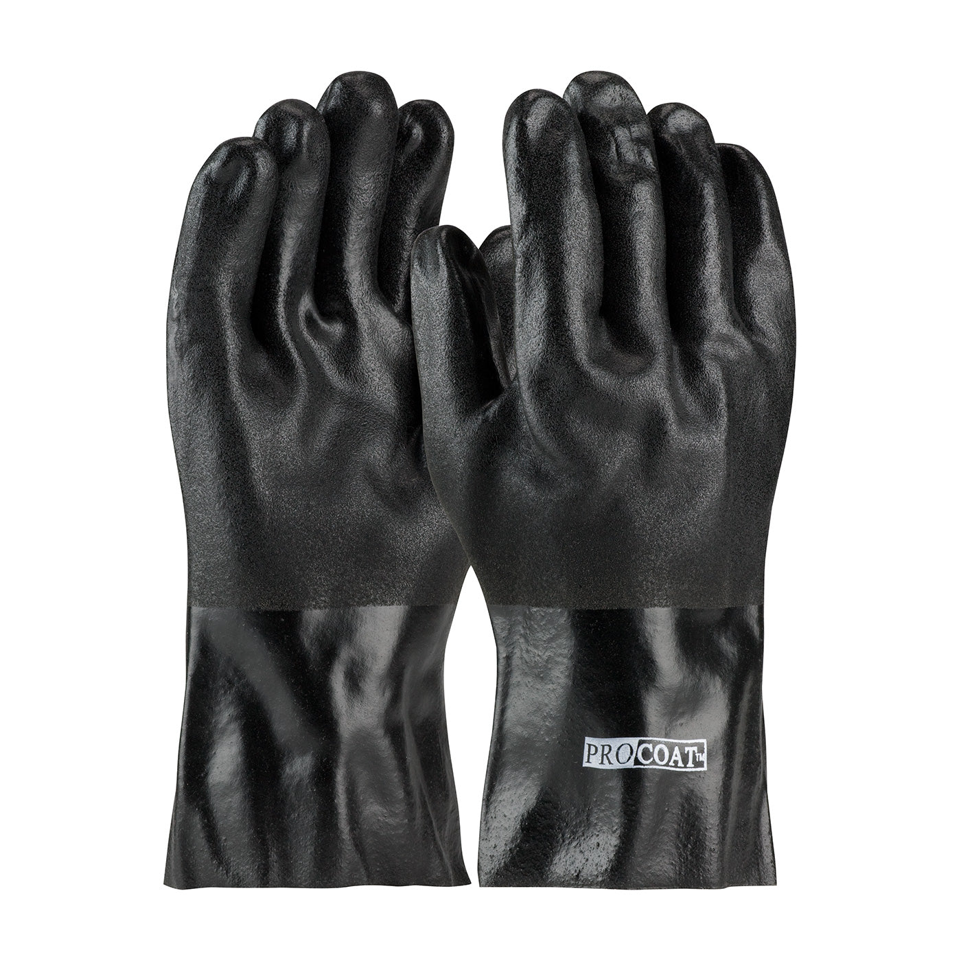 58-8230DD Premium PVC Dipped Glove with Jersey Liner and Rough Sandy Finish - 12" Length