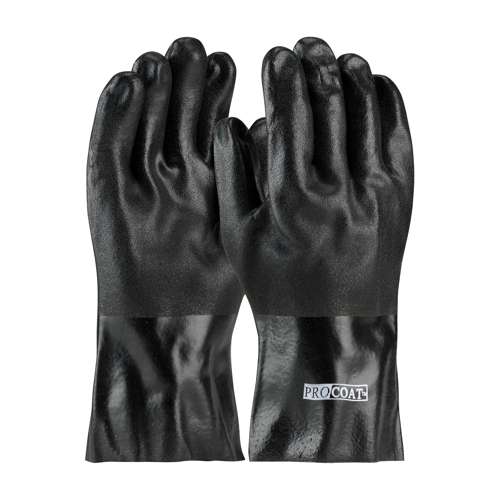 58-8230DD Premium PVC Dipped Glove with Jersey Liner and Rough Sandy Finish - 12" Length
