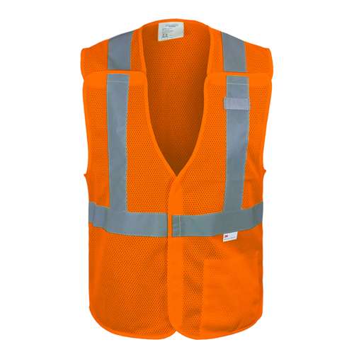 582ET ANSI Type R Class 2 Value Breakaway Mesh Vest With Drop Shoulders