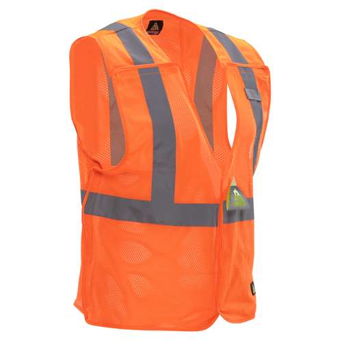 582ET ANSI Type R Class 2 Value Breakaway Mesh Vest With Drop Shoulders