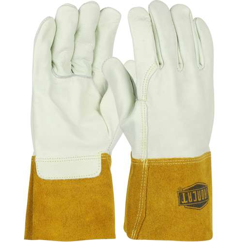 6010 Premium Top Grain Cowhide Leather MIG Welder's Glove with Kevlar® Stitching - 4" Gauntlet Cuff