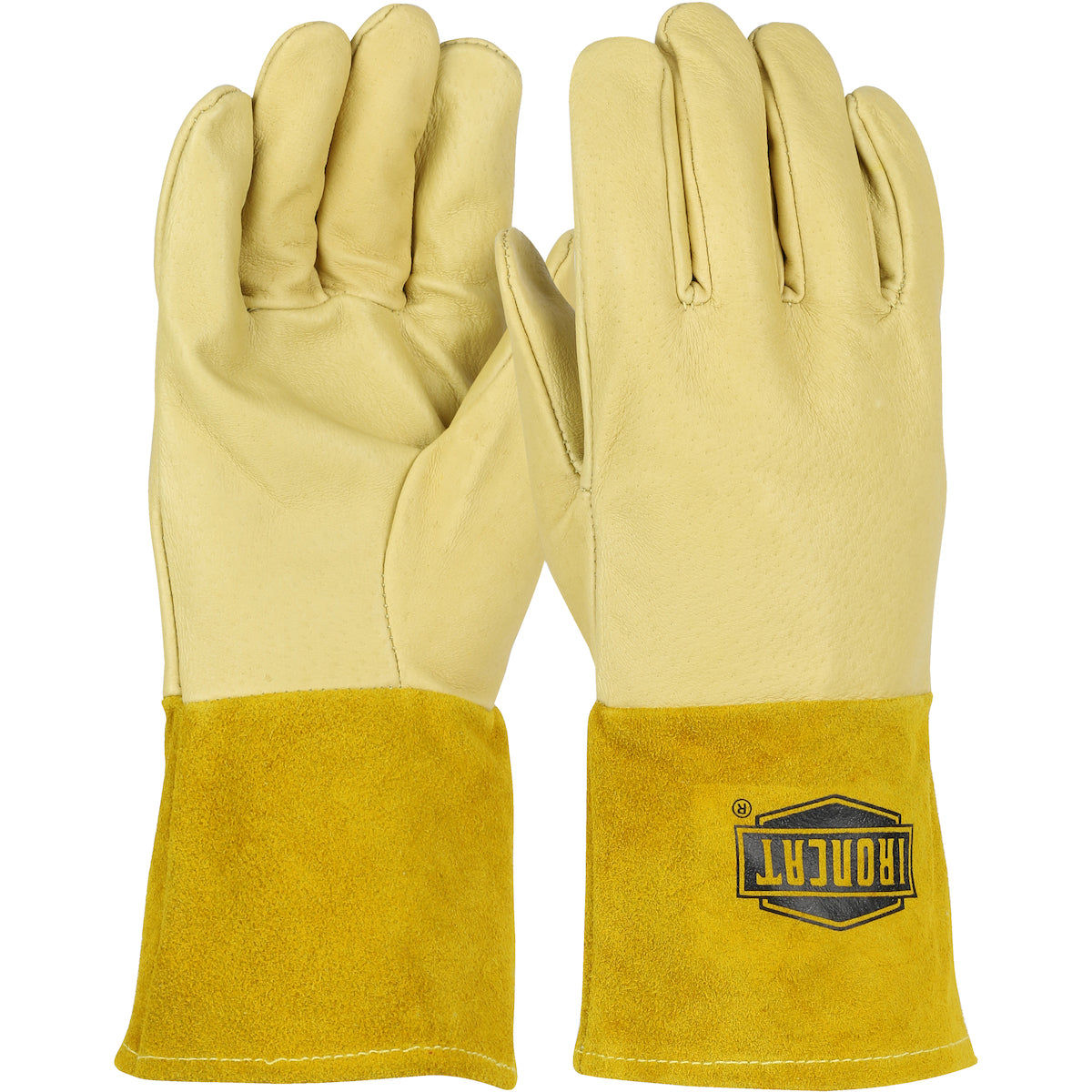 6021 Premium Top Grain Pigskin Leather MIG Welder's Glove with Kevlar® Stitching - 4" Gauntlet Cuff