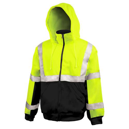 602ST ANSI Type R Class 3 Full Zip Sweatshirt with Removable Hood - Systems Gear